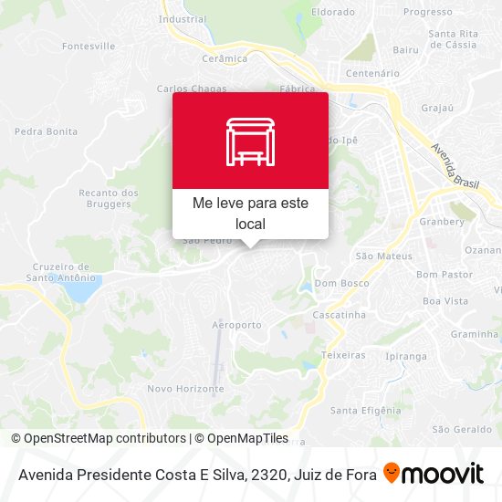 Avenida Presidente Costa E Silva, 2320 mapa