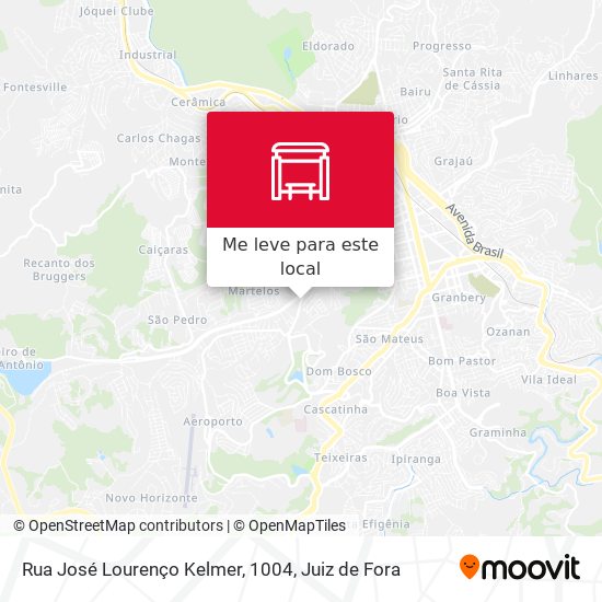 Rua José Lourenço Kelmer, 1004 mapa