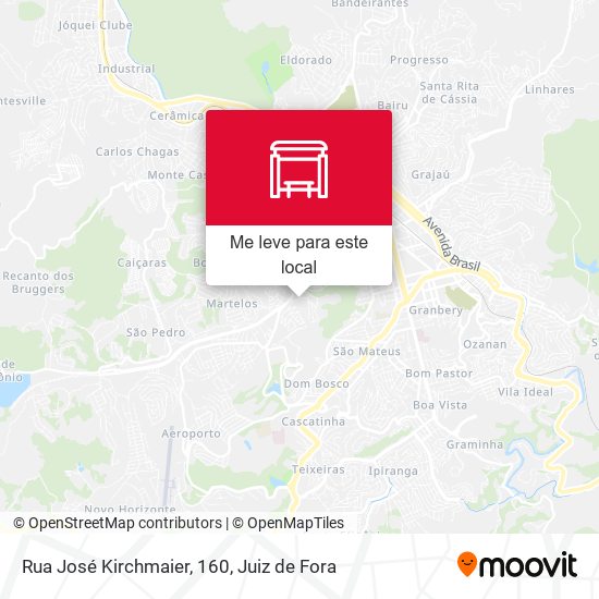 Rua José Kirchmaier, 160 mapa