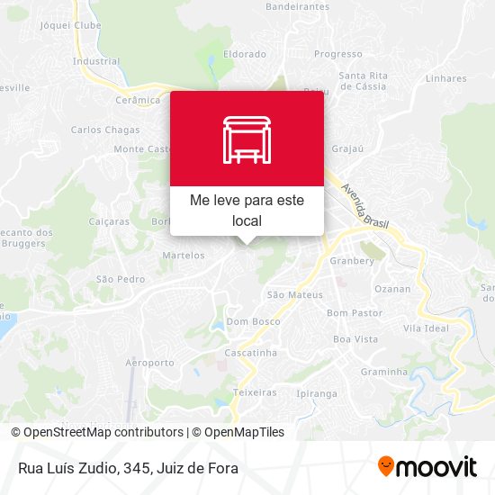 Rua Luís Zudio, 345 mapa