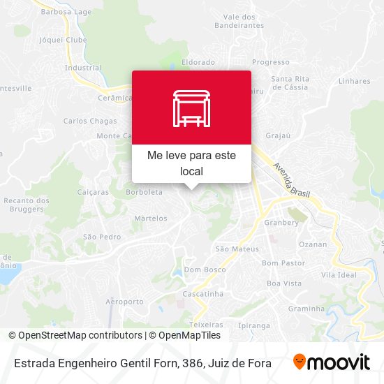 Estrada Engenheiro Gentil Forn, 386 mapa