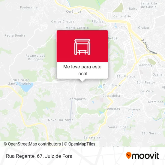 Rua Regente, 67 mapa