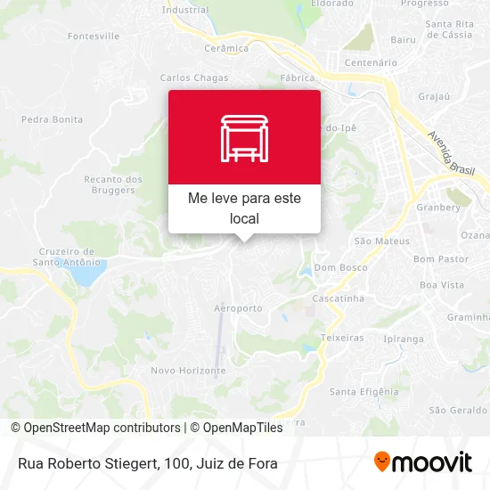 Rua Roberto Stiegert, 100 mapa
