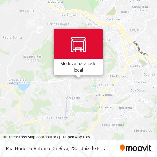 Rua Honório Antônio Da Silva, 235 mapa