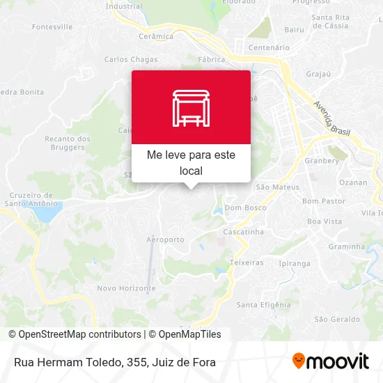 Rua Hermam Toledo, 355 mapa