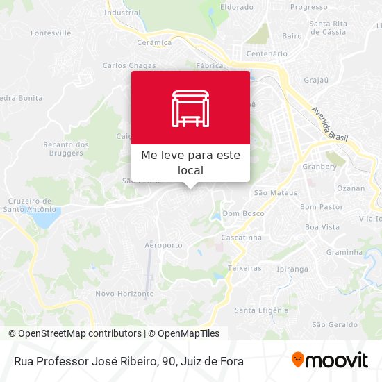 Rua Professor José Ribeiro, 90 mapa