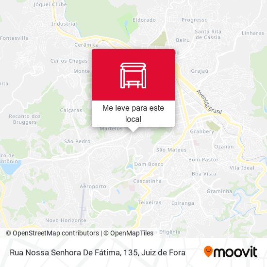 Rua Nossa Senhora De Fátima, 135 mapa