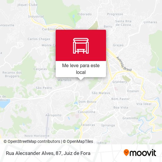 Rua Alecsander Alves, 87 mapa