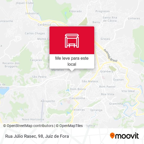 Rua Júlio Rasec, 98 mapa
