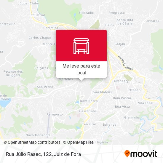 Rua Júlio Rasec, 122 mapa