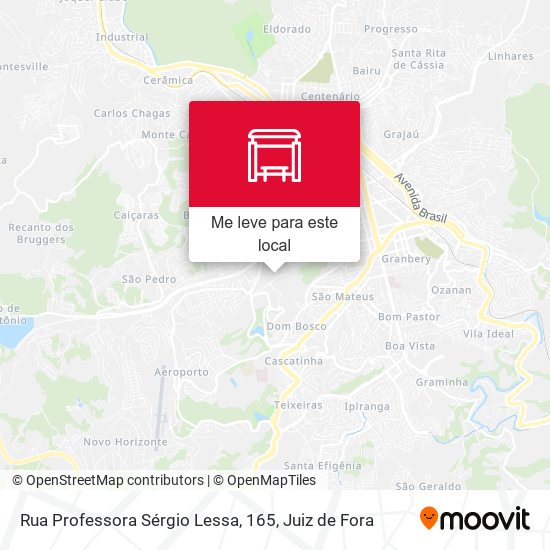 Rua Professora Sérgio Lessa, 165 mapa