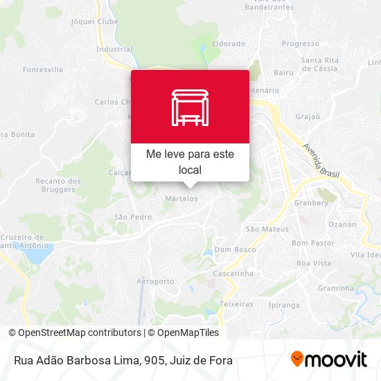 Rua Adão Barbosa Lima, 905 mapa