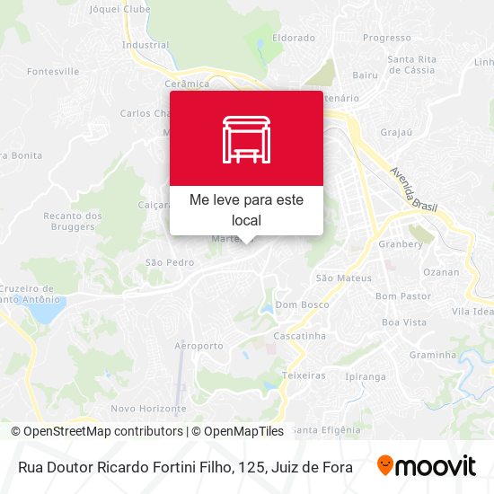 Rua Doutor Ricardo Fortini Filho, 125 mapa