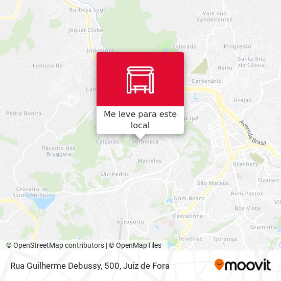 Rua Guilherme Debussy, 500 mapa