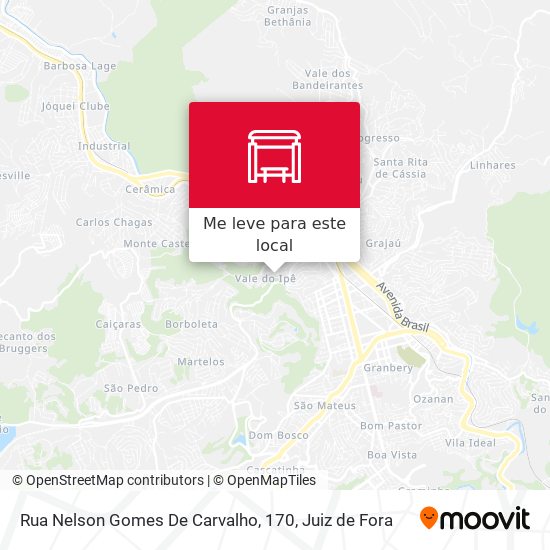 Rua Nelson Gomes De Carvalho, 170 mapa