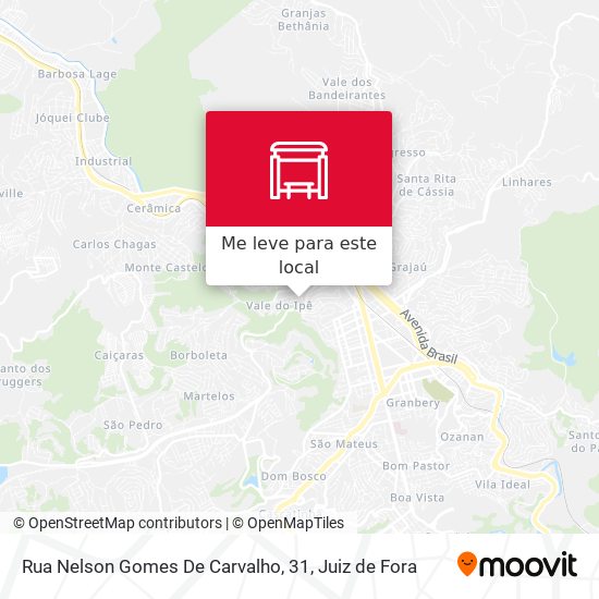 Rua Nelson Gomes De Carvalho, 31 mapa
