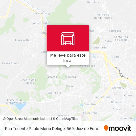 Rua Tenente Paulo Maria Delage, 569 mapa