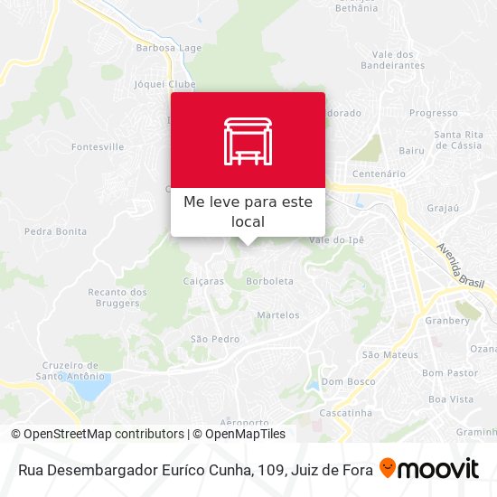 Rua Desembargador Euríco Cunha, 109 mapa