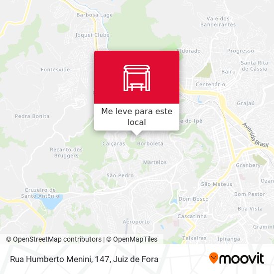 Rua Humberto Menini, 147 mapa
