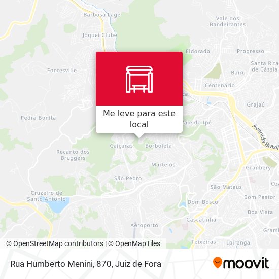 Rua Humberto Menini, 870 mapa