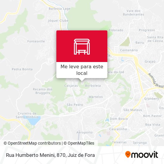 Rua Humberto Menini, 870 mapa