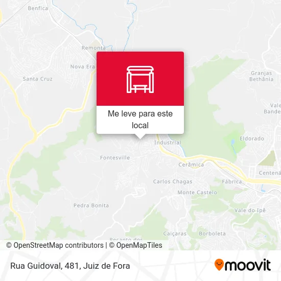 Rua Guidoval, 481 mapa