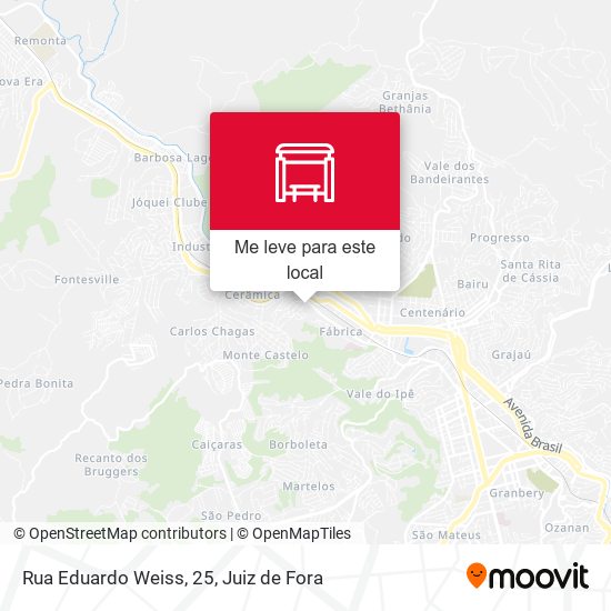 Rua Eduardo Weiss, 25 mapa