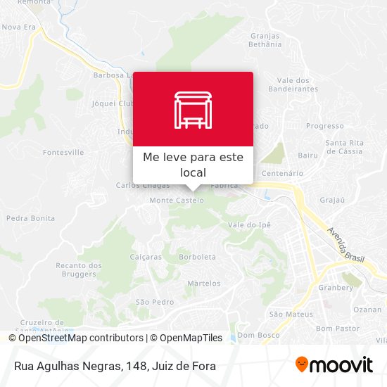 Rua Agulhas Negras, 148 mapa