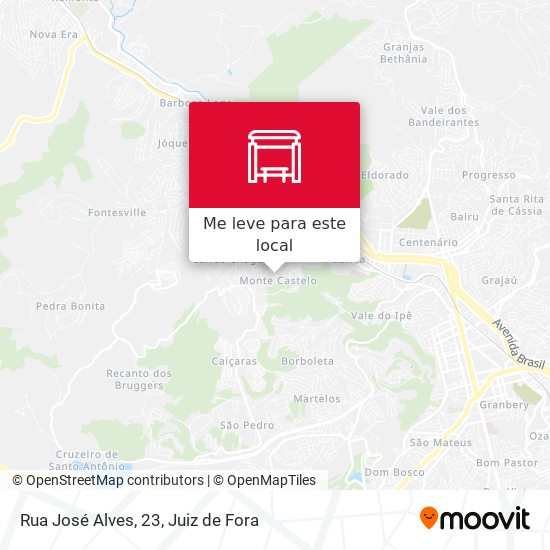 Rua José Alves, 23 mapa