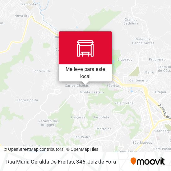 Rua Maria Geralda De Freitas, 346 mapa