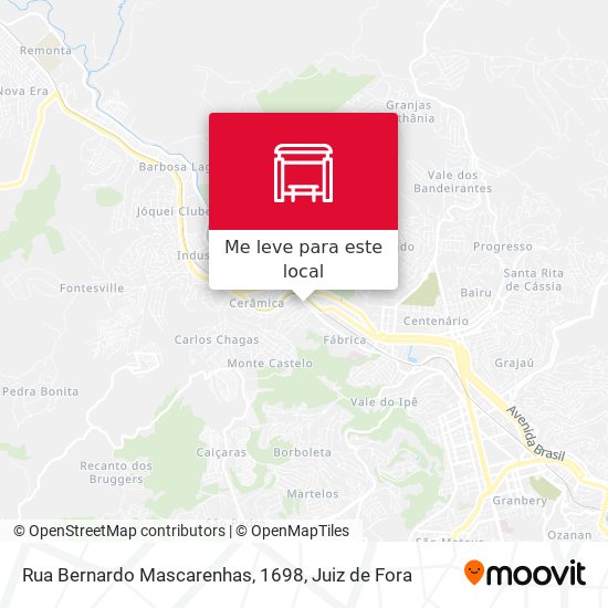 Rua Bernardo Mascarenhas, 1698 mapa