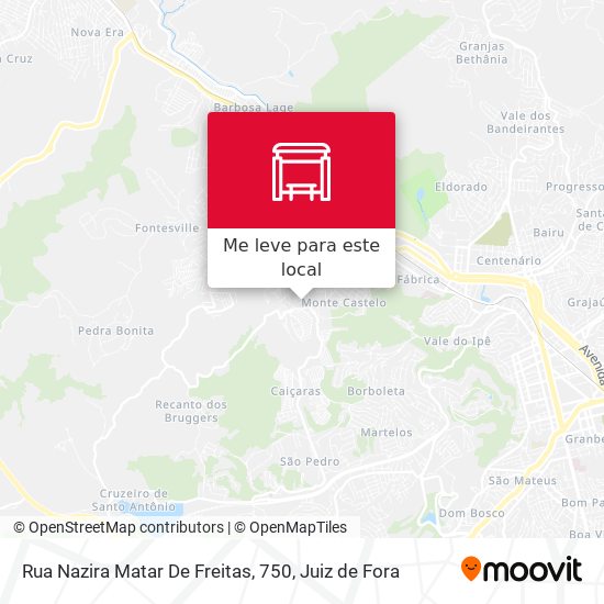 Rua Nazira Matar De Freitas, 750 mapa