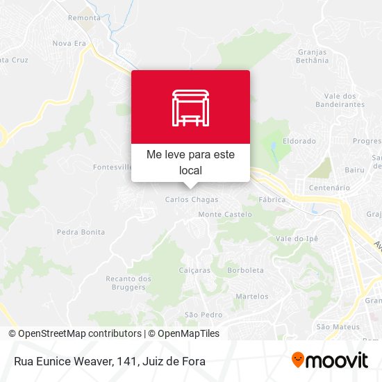 Rua Eunice Weaver, 141 mapa