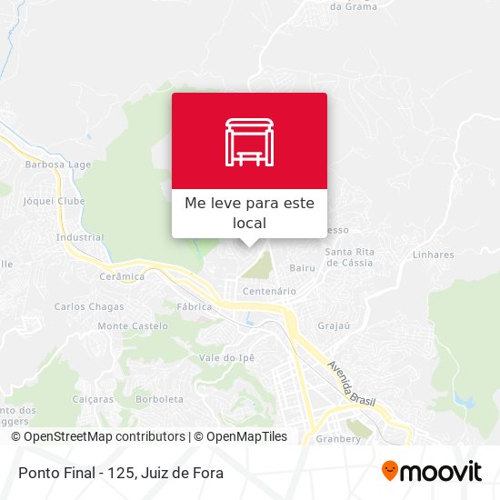 Ponto Final - 125 mapa