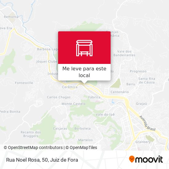 Rua Noel Rosa, 50 mapa