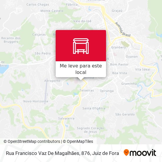 Rua Francisco Vaz De Magalhães, 876 mapa