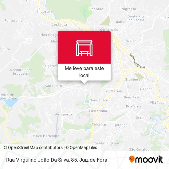 Rua Virgulino João Da Silva, 85 mapa