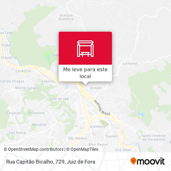 Rua Capitão Bicalho, 729 mapa