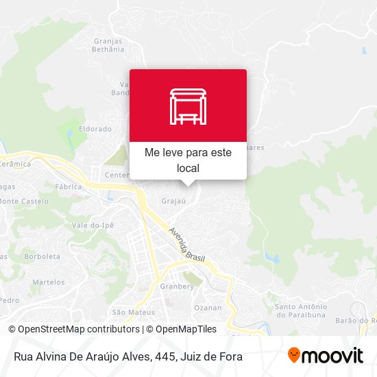 Rua Alvina De Araújo Alves, 445 mapa