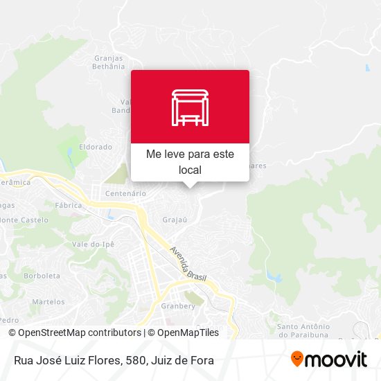 Rua José Luiz Flores, 580 mapa
