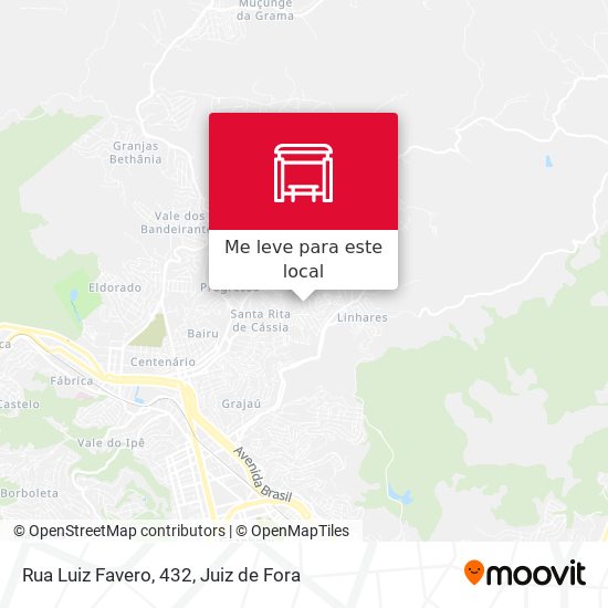 Rua Luiz Favero, 432 mapa