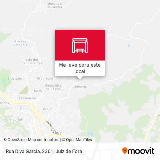 Rua Diva Garcia, 2361 mapa