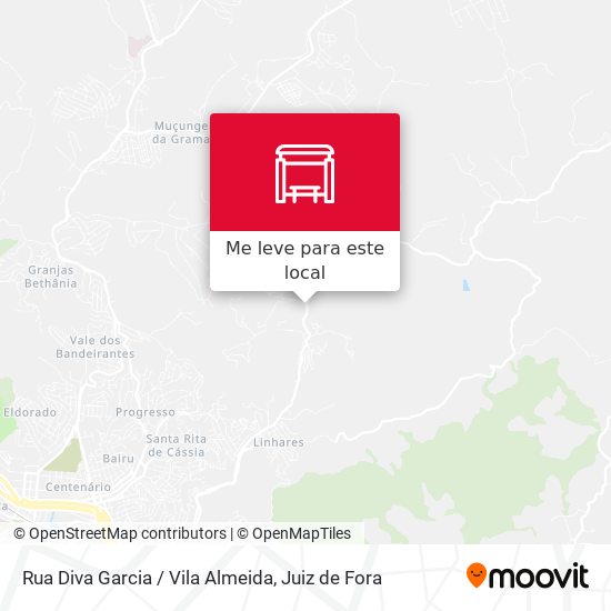 Rua Diva Garcia / Vila Almeida mapa