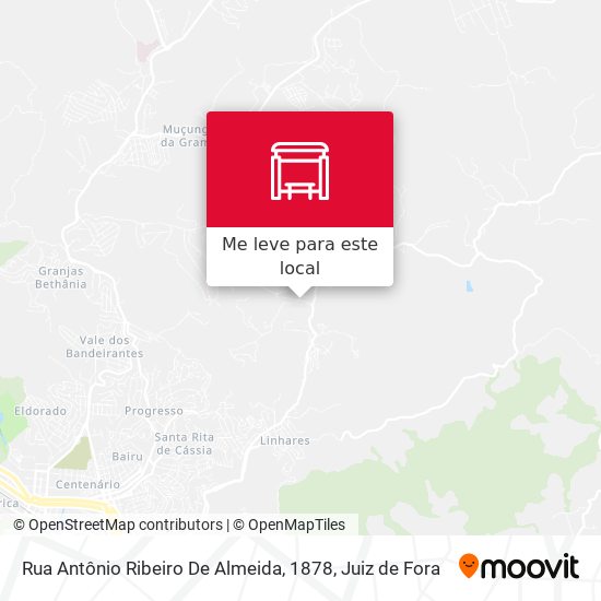 Rua Antônio Ribeiro De Almeida, 1878 mapa