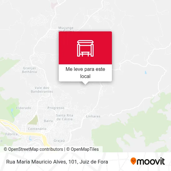 Rua Maria Mauricio Alves, 101 mapa