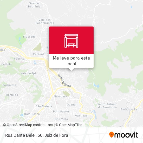 Rua Dante Belei, 50 mapa