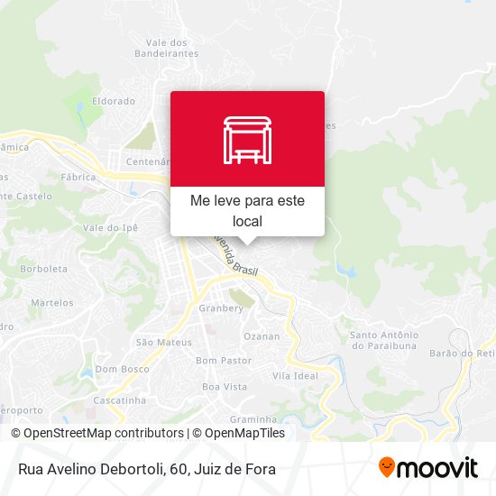 Rua Avelino Debortoli, 60 mapa