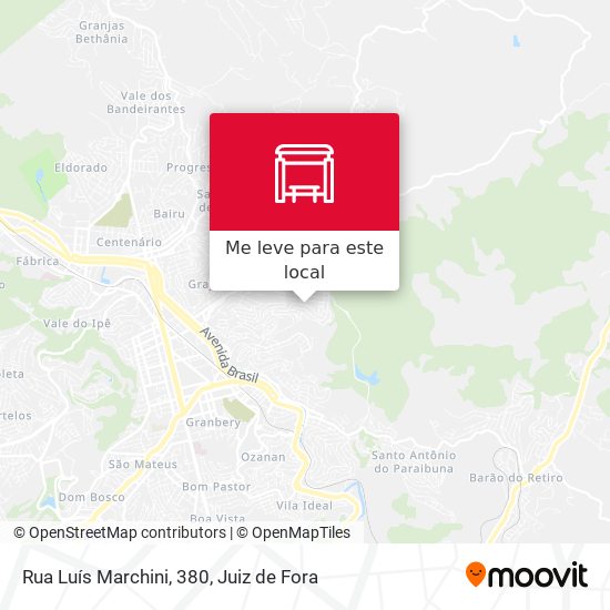 Rua Luís Marchini, 380 mapa