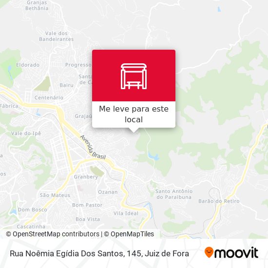 Rua Noêmia Egídia Dos Santos, 145 mapa