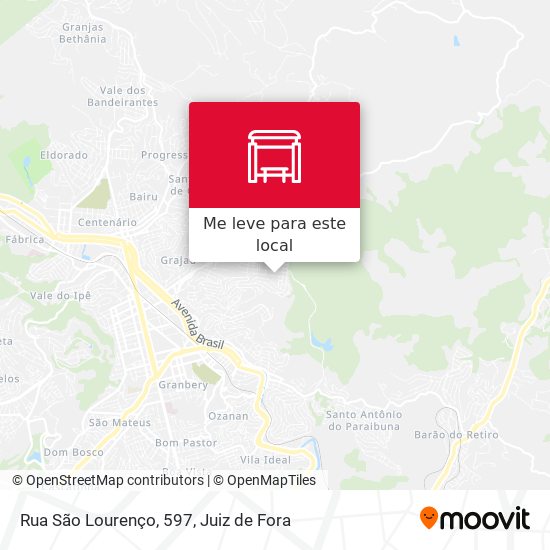 Rua São Lourenço, 597 mapa